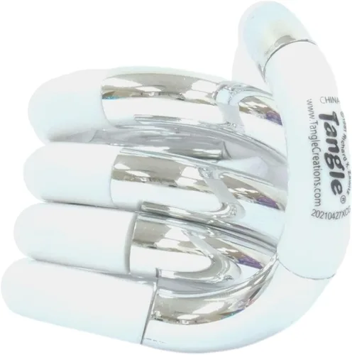 Vista 3 de Tangle® Paquete de 2 Palma Metálico Acero Plata y Oro Rosa