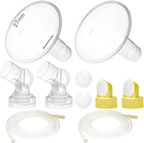 Vista 11 de Nenesupply Piezas de bomba con bridas de 17mm compatibles con bomba Medela Pump in Style Extractor de leche No son piezas originales de bomba Medela