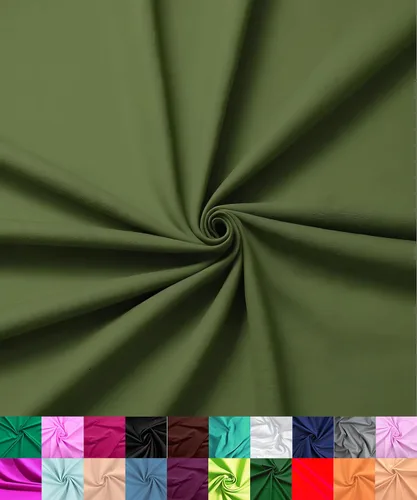 Vista 12 de Barcelonetta Tela de polialgodón para coser Tela de paño por yarda Rollo de 60" de ancho Ligera, transpirable Forro, textil