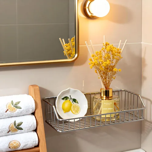 Vista 3 de Juego de difusor de varillas – 3.38 onzas líquidas de aceite perfumado de verbena de limón prémium con gipsófila preservada y algodón, 6 varillas