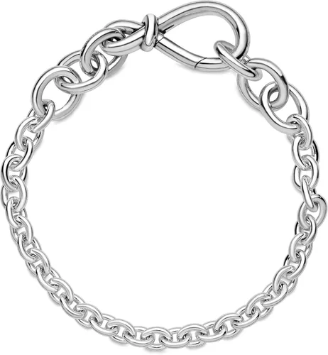 Vista 4 de PANDORA - Pulsera de plata de ley 925 con nudo infinito