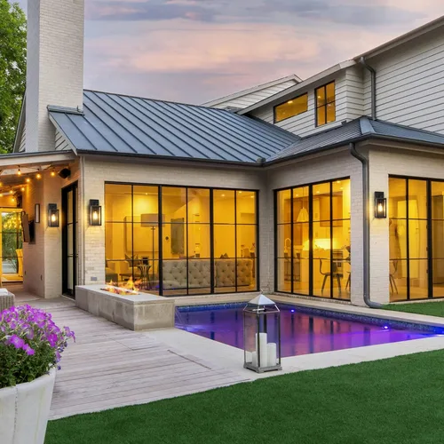 Vista 5 de Paquete de 2 lámparas de pared para exteriores, faroles impermeables y modernos, dispositivos de iluminación para porche, con casquillo E26