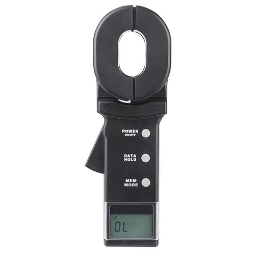 Vista 2 de Abrazadera de resistencia a la tierra, medidor de resistencia al suelo, dispositivo de medición de resistencia a tierra con rango de medición