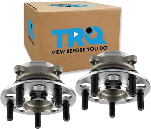 Vista 92 de TRQ Par de conjunto de cubo de cojinete de rueda delantera izquierda derecha, 2 piezas compatible con Lexus GX460 2003-2009 GX470 2003-2023 Toyota