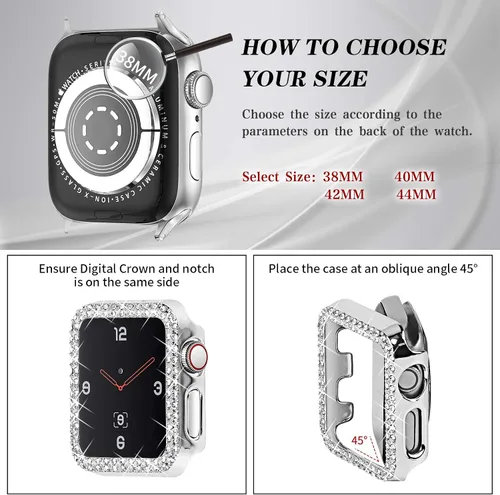 Vista 3 de Joyozy - Bandas de repuesto, delgadas y a la moda compatibles con Apple Watch de 1.49, 1.57, 1.65 y 1.73 pulgadas, de resina, muy cómodas, de Negro