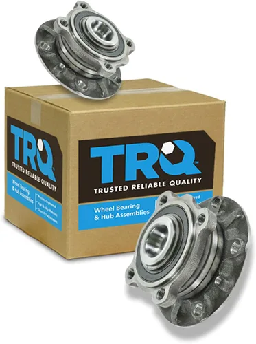 Vista 161 de TRQ Conjunto de rodamiento y cubo de rueda delantera de 2 piezas compatible con Chevrolet Trailblazer 02-09, Trailblazer EXT 02-06, GMC Envoy 02-09