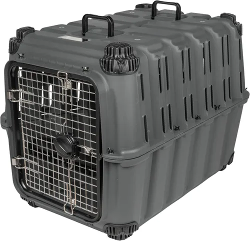 Vista 8 de Mammoth Guardian - Perrera para perros de 36 pulgadas, resistente jaula de viaje y exteriores para cachorros, perros pequeños, medianos y grandes