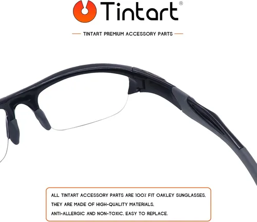 Vista 7 de tintart goma Kits earsocks y puentes para Oakley Half Jacket 2.0XL anteojos de sol