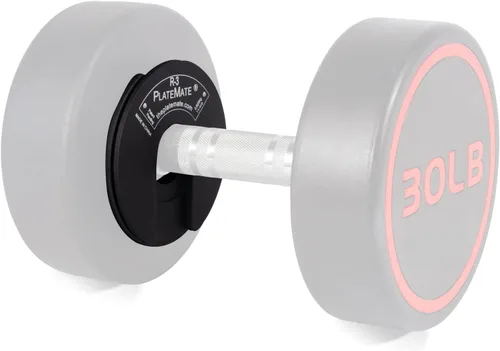 Vista 2 de PlateMate 1.25 libras cada uno R-3 micro placas de peso de carga (par) (juego de 2.5 libras o juego de 5 libras) Uso con mancuernas de metal, goma