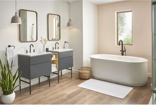 Vista 11 de American Standard 7105821.243 Studio S Grifo generalizado con manijas de perilla, alto, negro mate