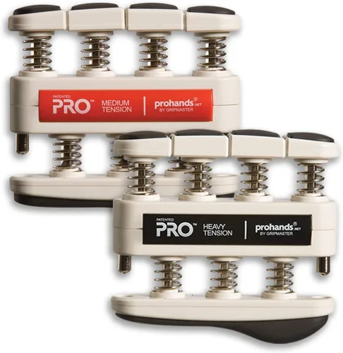 Vista 8 de Prohands PRO Ejercicio de Mano, Ejercitador de Dedos (Fortalecedor de Agarre de Mano), con Resorte, Sistema de Pistón de Dedos, Aislamiento