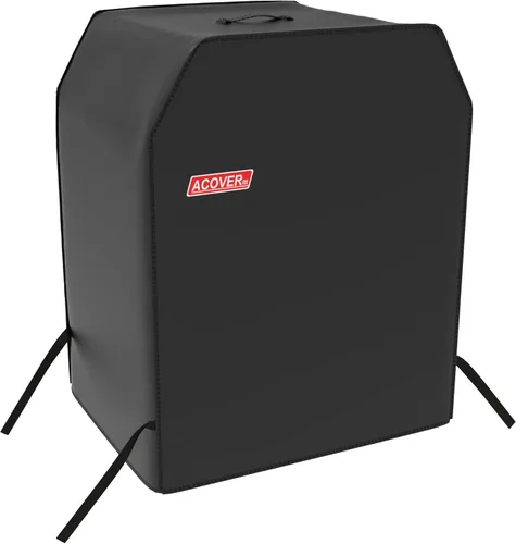 Cubierta para parrilla de gas de servicio pesado resistente al agua de 30" se ajusta a parrillas de gas Weber Char-Broil Coleman - Negro