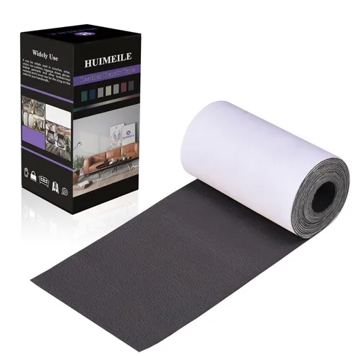 Vista 12 de Cinta de parche de reparación de cuero de 4 x 60 pulgadas, cinta autoadhesiva fuerte para muebles, sofás, sillones, asientos de automóvil, armarios