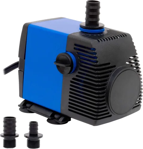 Vista 10 de Bomba de agua sumergible de 158 GPH – Acuarios, fuentes, hidroponía y bomba de estanque, elevación de 3.11 pies, 12 W