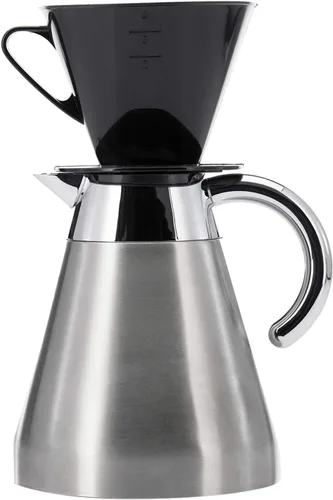 Vista 6 de Westmark Gotero de café, cono de filtro de café tamaño 4, plástico reutilizable para preparación manual, hasta 4 tazas, modelo 24442261