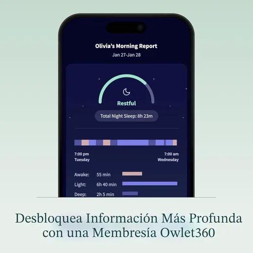 Vista 11 de Owlet Dream Duo (Gen 3) Smart Baby Monitor All-in-One Bundle