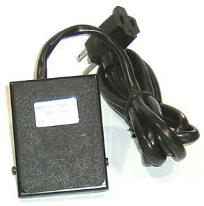 Interruptor de pie, negro, 1 posición, actuador de pedal de pie, contacto normalmente abierto, conector enchufable, operación manual