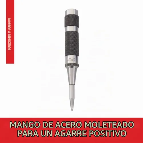 Vista 5 de Starrett 18 C Perforadora de centro automático con trazo ajustable, 5 – 1/4" de longitud, diámetro de 11/16