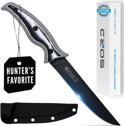 Vista 14 de SORD Cuchillo de filete – Cuchillos de filete de 5 a 9 pulgadas para peces – Cuchillo afilado para deshuesar – Pesca en agua salada y agua dulce