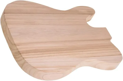 Vista 4 de Cuerpo de guitarra eléctrica sin terminar T02 Sicómoro Madera Barril de guitarra en blanco para guitarras eléctricas Piezas de bricolaje, cuerpo