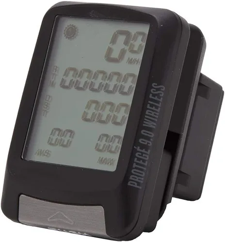 Planet Bike Protegé 9.0 - Computadora inalámbrica para bicicleta, color negro