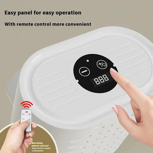 Vista 5 de 3 in 1 Multifunctional Folding Automatic Ironing Machine, Glove Dryer, Mini Heater Clothes Dryer Shoe Dryer Heater for Family Dormitory Travel