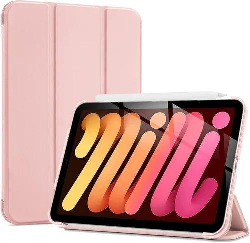 Vista 11 de ProCase Funda inteligente para iPad mini 7 A17 Pro 2024/iPad Mini 6 2021 8.3 pulgadas iPad mini 7ª/6ª generación, cubierta trasera dura para iPad