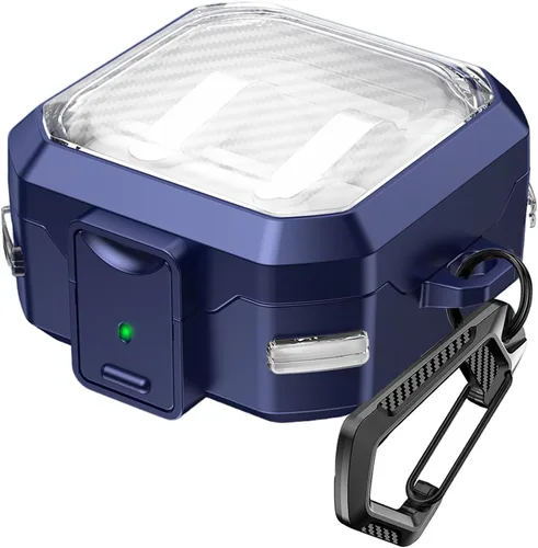 Vista 8 de Funda con Candado Seguro Transparente para Samsung Galaxy Buds FE/Galaxy Buds 2 Pro/Galaxy Buds Pro/Galaxy Buds Live, Accesorios para Galaxy Buds