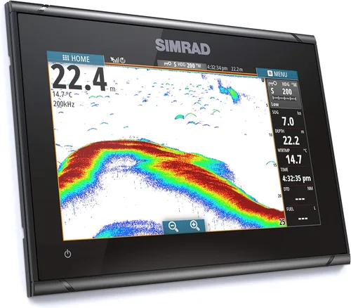 Vista 3 de Simrad GO9 XSE - Plotter de 9 pulgadas (sin transductor) con tarjeta C-MAP Discover Chart, negro, 000-13210-002