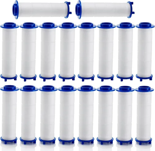 Vista 16 de 10/20 Pcs Ion Drops Shower Head Filters, Showerhead Filters, PP Cotton Replacement Cartridge, Suitable for Various Specifications of Shower Heads