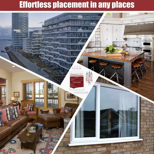 Vista 9 de Cebo de gel para cucarachas para interiores y exteriores - 4 tubos, control de cucarachas listo para usar