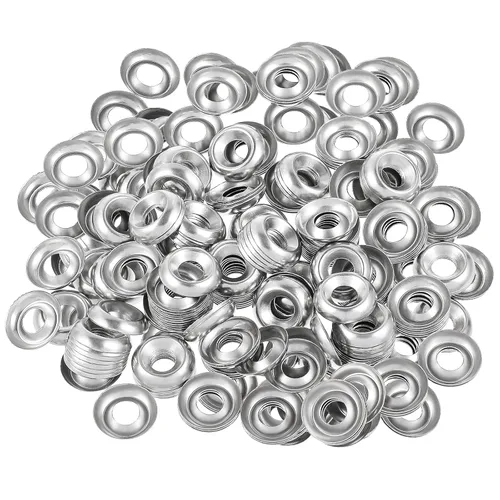 Vista 8 de Yaocom 200 unidades de arandelas tazón con cabeza avellanada #4, arandelas de acabado de acero inoxidable 304, color negro