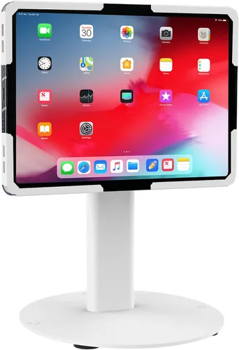 Vista 10 de Mount-It! Soporte universal para tableta con inclinación, soporte de quiosco antirrobo para iPad POS de venta al por menor, compatible con tabletas