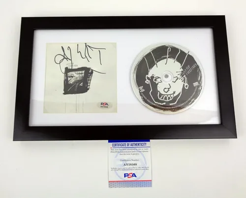 Every Loser CD firmado con autógrafo por Iggy Pop enmarcado PSA/DNA COA B