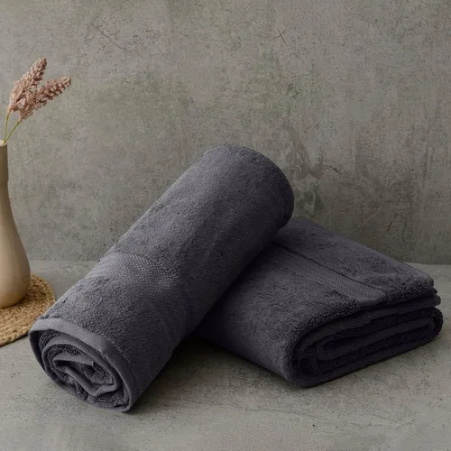 Vista 2 de Fabdreams Juego de toallas de baño 100% algodón orgánico de 2 piezas 700 g/m² Toallas extra grandes ultra suaves, suaves y absorbentes, duraderas