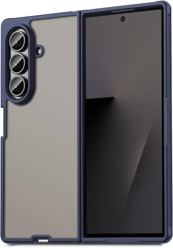 Vista 8 de Funda Qiinogow compatible con Samsung Galaxy A23 4G/5G, cubierta delgada para teléfono con absorción de golpes, funda protectora de fibra de carbono