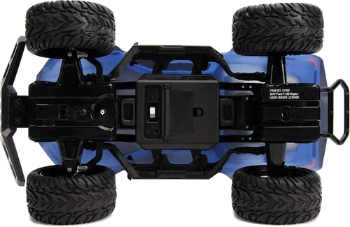 Vista 3 de Jada Toys Just Trucks 2017 Ford F-150 Raptor Elite 4x4 RC, azul, 31090