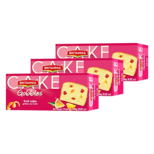 BRITANNIA Bocadillos de té de pastel de frutas, 8.82 onzas (8.82 oz) – Pastel deliciosamente suave, suave y delicioso – Aperitivos de desayuno y té