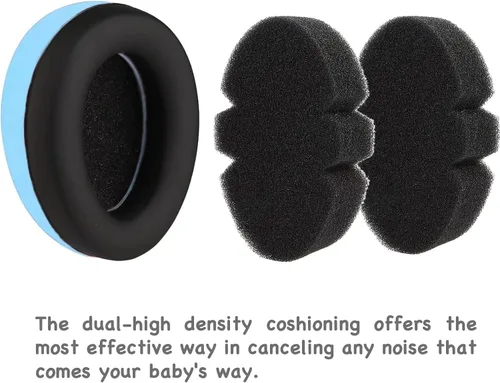 Vista 3 de PandaEar Protección auditiva para bebés, audífonos con cancelación de ruido para bebés y niños pequeños de 0 a 3 años