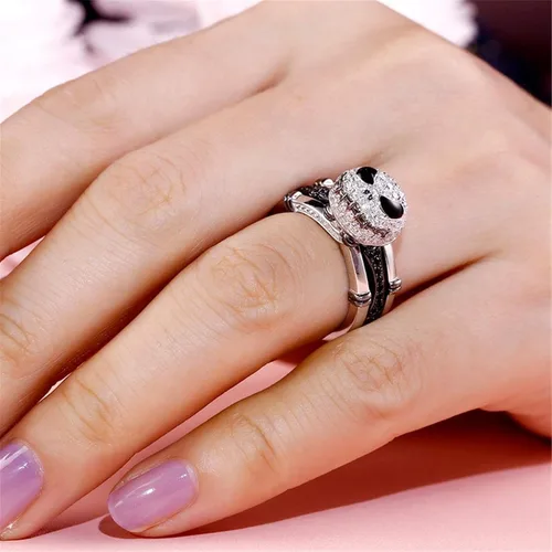 Vista 7 de Jeulia Juego de anillos intercambiables de plata de ley con nudo de alma romántica para mujer, esposa, novia, compromiso, boda, aniversario, día