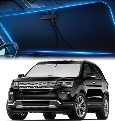 Vista 51 de Magnelex Parasol para parabrisas para BMW X1 2016-2022, parasol plegable para ventana de automóvil, cubierta de visera térmica y UV, accesorios