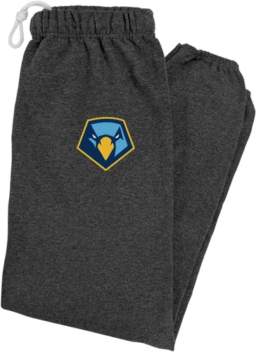 Vista 44 de LOGOVISION Pantalones deportivos para hombre con logotipo primario colegiado colección jaspeado carbón