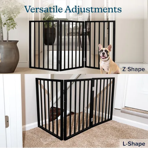 Vista 8 de PETMAKER Pet Gate Freestanding Dog Gate for Indoor or Outdoor Use