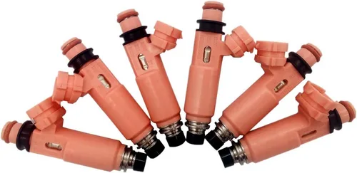 Amrxuts 6 unids/lote 12 agujeros inyectores de combustible para Toyota 2005-2007 Highlander, Solara, 2004-2006 Sienna, 2002-2003 Camry, Lexus