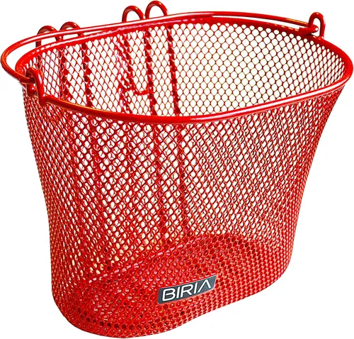 Vista 4 de Cesta con ganchos, frontal, extraíble, malla de alambre pequeña, cesta de bicicleta para niños