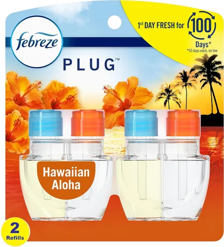 Vista 31 de Febreze Plug In - Ambientador, kit de inicio de aceite perfumado que combate olores fuertes, ambientadores para el hogar de larga duración, aroma
