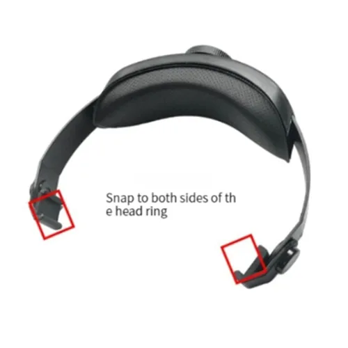 Vista 4 de Adjustable Head Strap for PSVR 2 Headset, Replacement Comfort Over Head Strap for PS VR2 Balances Head Pressure Accessories Compatible for