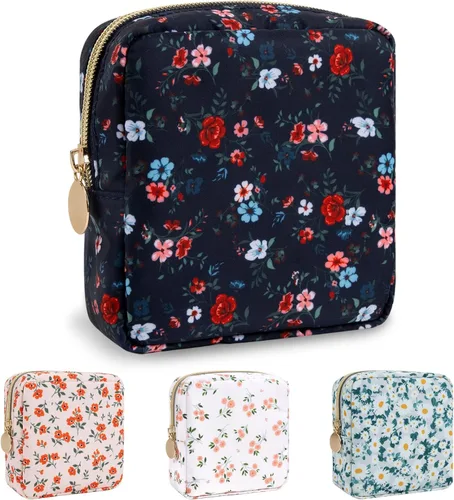 Vista 110 de izuzta Estuche de Maquillaje Pequeño y Delgado de Nylon Mini, cuadriculado, Chico, Viajes