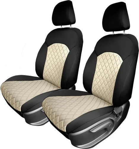 FH Group Fundas de asiento de automóvil de ajuste personalizado específicamente hechas para Kia Forte 2019-2024, fundas de asiento de neopreno