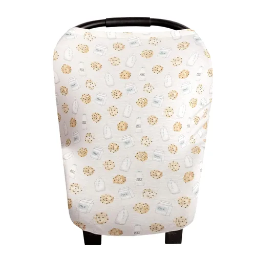 Vista 9 de Bison Copper Pearl Funda multiusos: asiento de automóvil, enfermería, cochecito, tela elástica, para todas las estaciones, diseños elegantes, fácil